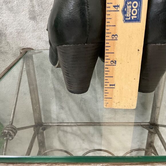 OTBT  Leather Ankle Bootie women’s size 7.5 smooth & suede leather two tone - Picture 5 of 10